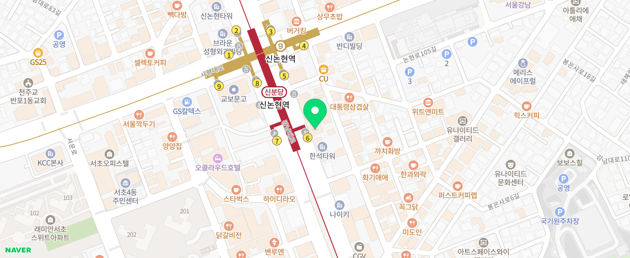 리모성형외과의원 위치 지도